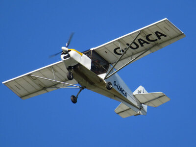 G-UACA Taking off at EGHN Sandown. Photo Credit: Stuart Allen